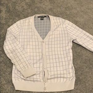 Travis Mathew grey  golf cardigan men’s large